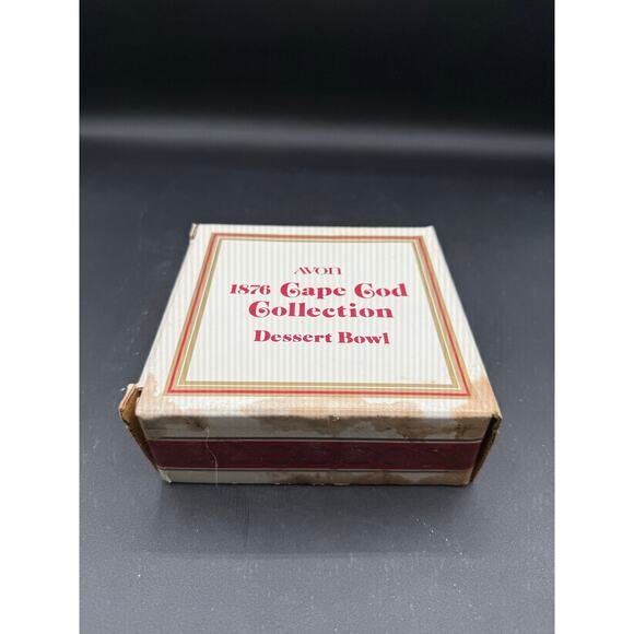 Vintage Avon 1876 Cape Cod Ruby Red 5" Dessert Bowl – New in Box - Picture 7 of 8